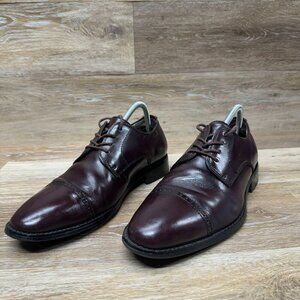 Joseph Abboud Leather Cap Toe Oxford Dress Shoes Men's Size 9